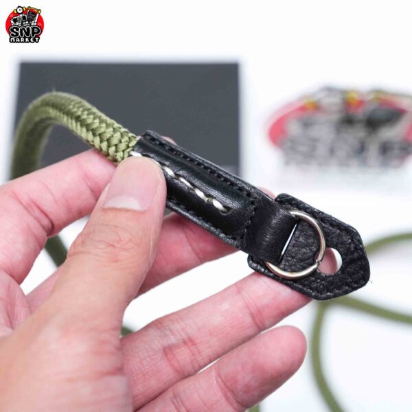 สายคล้องกล้อง artisan & artist acam 306n braided silk cord long camera strap khaki มือสอง