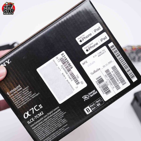 sony a7cii body black ประกันศูนย์ 03/2025