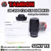 tamron 28 200 f2.8 5.6 di lll rxd สำหรับ sony fe ประกันศูนย์ 12/2024 tamron 28 200 f2.8 5.6 di lll rxd สำหรับ sony fe ประกันศูนย์ 12/2024